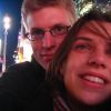 Johan en Bernadette op times sqaure