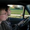 Michiel behind the wheel